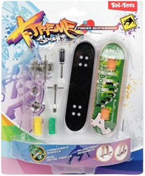 Toi-Toys Finger Skateboard Spielzeug mit extra Rädern und Zubehör