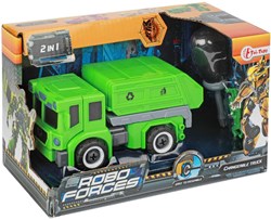 Verwandlungsroboter Müllwagen Spielzeug Roboter Actionfigur Stadtleben