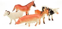 Toi-Toys Bauernhoftiere Spielset - 5 Kunststofftiere im Beutel-2