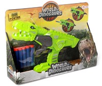 World of Dinosaurs Dino-Pistole mit Schaumstoffpfeilen - Spielzeug Dino Pistole-2