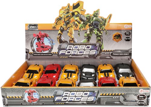 Transformierbarer Roboter Supercar Spielzeugauto Roboter mehrfarbig-2