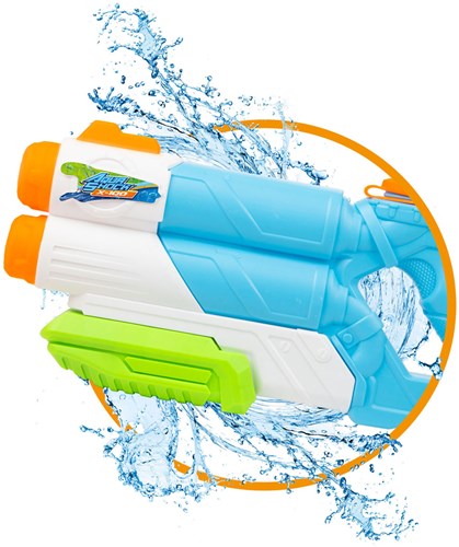 Wasserpistole Doppel-Lauf Splash Power 1080ml Spielzeug-3