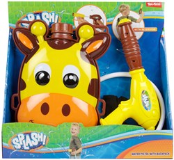 Toi-Toys Wasserpistole Giraffe mit Rucksack-Reservoir orange multicolor
