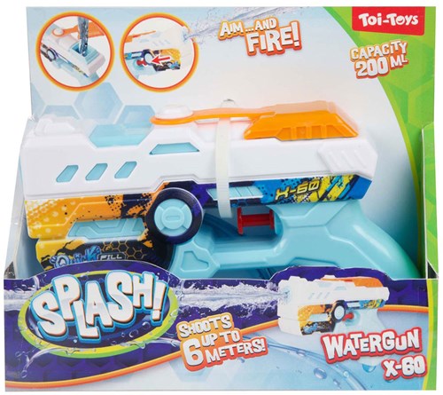 Toi-Toys Wasserpistole Splash Quick Fill X60 Spielzeug Sommerspaß