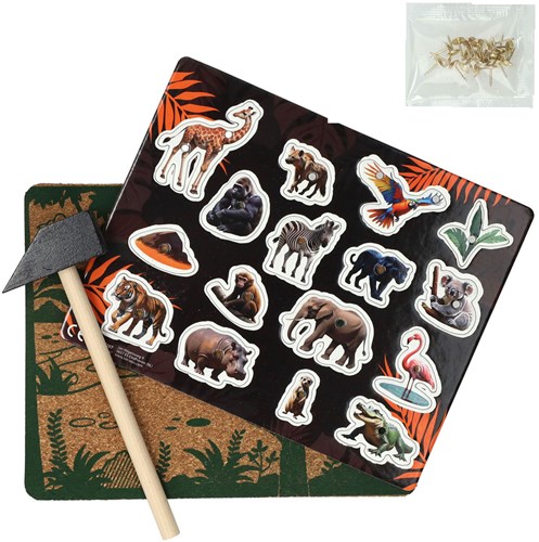 Toi-Toys Hammer-Set wilde Tiere Lernspielzeug Motorik-2