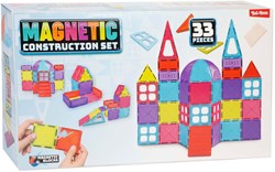 Toi-Toys magnetisches Bauspielzeug Baukasten mit 33 bunten Paneelen