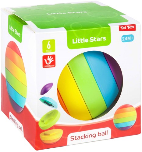 Little Stars Baby Stapeltoren Puzzelbal, 6dlg.