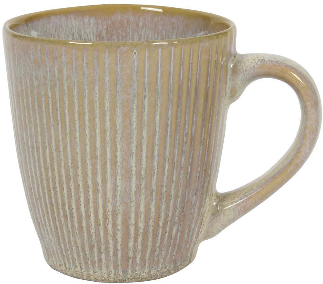 Kaffeetasse Keramik ocean beige 340ml große Tasse Kaffee Tee Planet Happy DE