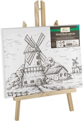 Canvas mit Druck Staffelei Kreatives Malen 30x22,5 cm