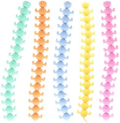 Jonotoys Fidget Spielzeug Fluffy Stretchty Raupe bunt