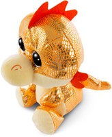Nici Kuscheltier Drache Yo-Yo Plüsch orange 15 cm Glubschis Stofftier-2