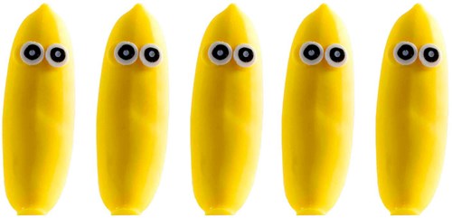 Jonotoys Bananen Stressball Spielzeug Set - Anti-Stress Quetschfigur 12 Stück-2