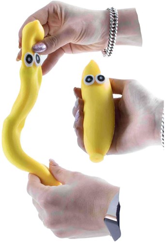 Jonotoys Bananen Stressball Spielzeug Set - Anti-Stress Quetschfigur 12 Stück-3