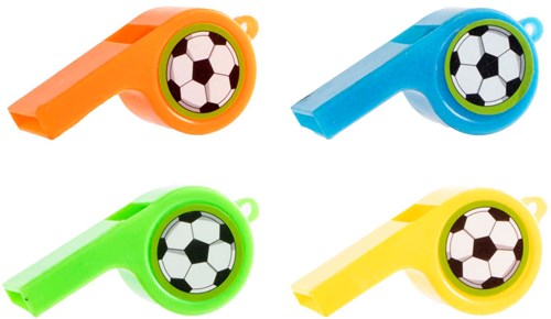 Jonotoys Fußballpfeifen Spielzeug Set - 12 Stück mit Bändern-2