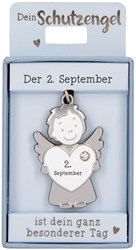 Depesche Schutzengel Anhänger Schlüsselanhänger 02. September Geschenk