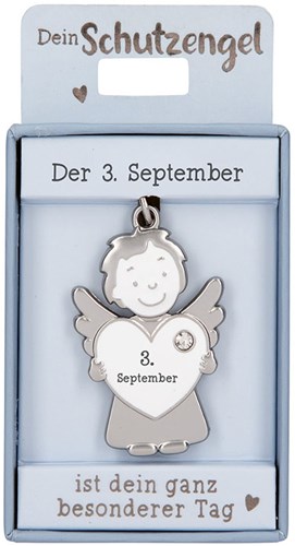 Depesche Schutzengel Anhänger 03. September - Glücksbringer Schlüsselanhänger