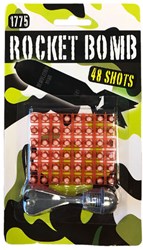 Klappertjes-Raketenbombe mit Munition 1775