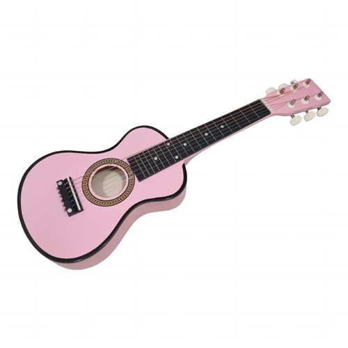 Playwood Gitarre rosa - Holz Kindergitarre Musikinstrument Spielzeug-2