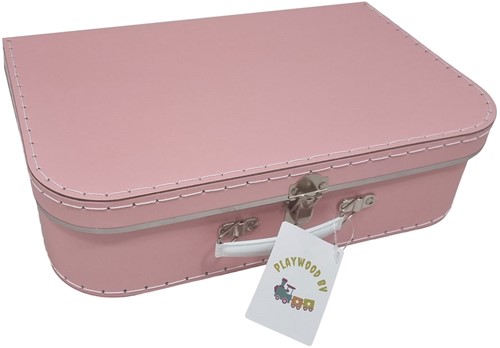 Playwood Karton Koffer Set rosa - Spielzeugkoffer 3 Stück