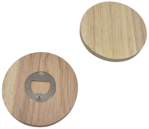 Playwood Holz Flaschenöffner rund 9,5cm Küchenzubehör