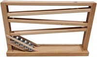 Playwood Holz-Murmelbahn Buche mit Glockenspiel für 16 mm Murmeln-2