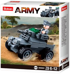 Sluban WWII Bauset gepanzertes Fahrzeug Armee Spielzeug