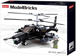 Sluban Bauset Kampfhelikopter mit Soldat - 333 Steine