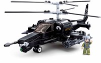 Sluban Bauset Kampfhelikopter mit Soldat - 333 Steine-2
