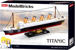 Sluban Bausatz Titanic Schiff - 481 Teile - Maßstab 1:700 - Spielzeug