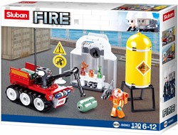 Sluban Feuerwehr Baukasten Roboter Übung - 130 Bausteine Spielzeug