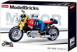 Sluban Bauset Racer Motorrad - Model Bricks - 197 Teile