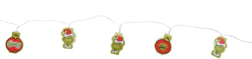 Bambolino Toys Grinch LED-Lichterkette 2 Meter Weihnachtsdeko Kinderzimmer-2