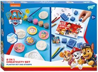 Bambolino Toys Paw Patrol Kreativset Bastelspaß Gips und Stempel 2in1