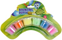 Bouncing Putty Regenbogen Knetset 6x12g buntes Spielzeug-2