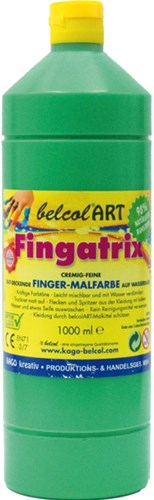 Eduplay Fingerfarbe 1000ml grün - kreative Kinderfarbe