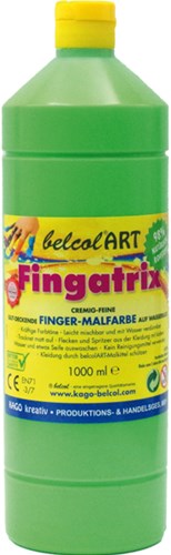 Eduplay Fingerfarbe 1000ml hellgrün Kinderfarbe kreativ
