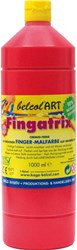 Eduplay Fingerfarbe 1000ml rot - kreative Malfarbe für Kinder