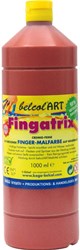 Eduplay Fingerfarbe 1000ml Braun Kinderfarbe kreatives Malen