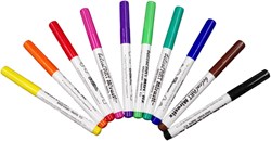 Eduplay Textilstifte Set - 10 bunte Stoffmalstifte für Kinder