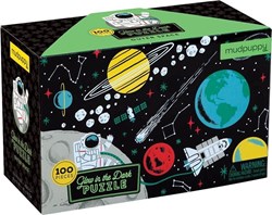 Mudpuppy Glow in Dark, Puzzle, Weltraum, 100 Teile, 9780735345737