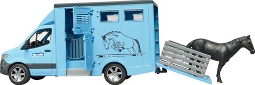 Bruder Bruder Mercedes Benz Sprinter dierentransporter met paard