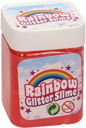 Johntoy Schleim Regenbogen Glitzer Spielzeug Dose bunt
