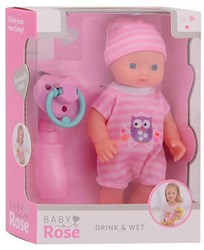Baby Rose Baby Rose Trink- und Pinkelpuppe 17 cm. 27709