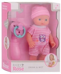 Baby Rose Baby Rose Trink- und Pinkelpuppe 17 cm. 27709