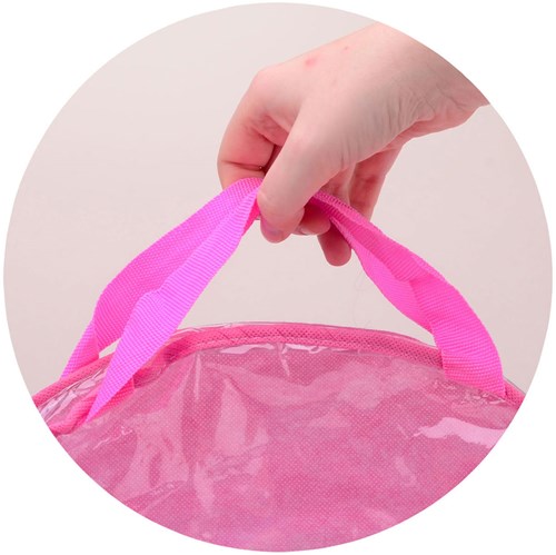 Johntoy Puppen Spielmatte Baby Rose - rosa Spielmatte für Babypuppen-3