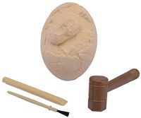 Ausgeschnittenes Dino-Ei-Fossil 24517-2