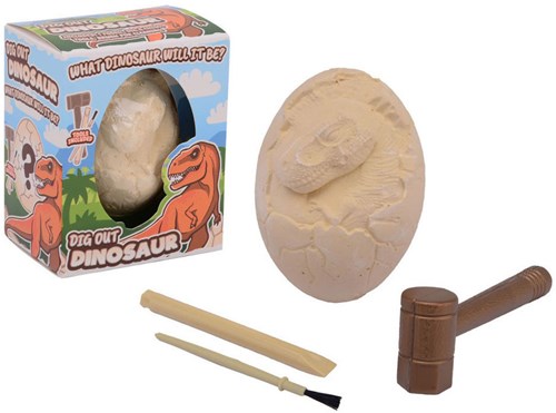 Ausgeschnittenes Dino-Ei-Fossil 24517-3