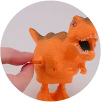 Johntoy T-Rex Spielzeug aufziehbar - laufender Dinosaurier im Display-2