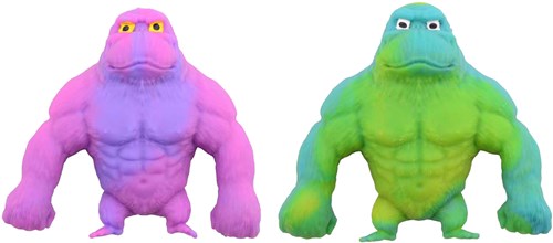 Johntoy Gorilla Spielzeug Super Stretch - elastisches Fidget Spielzeug