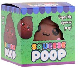 Johntoy Spielzeug große Squeeze Kacke Stressball Multicolor